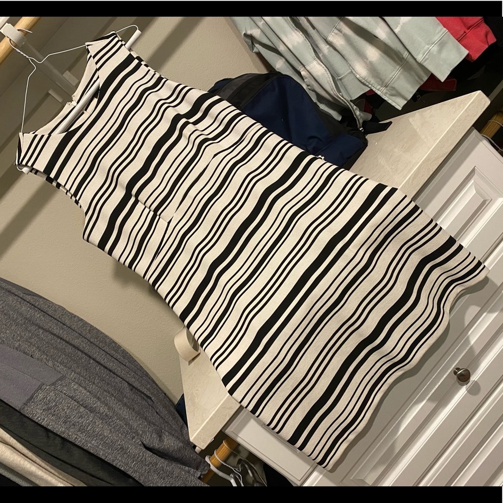 Ann Taylor Striped Dress Size 12